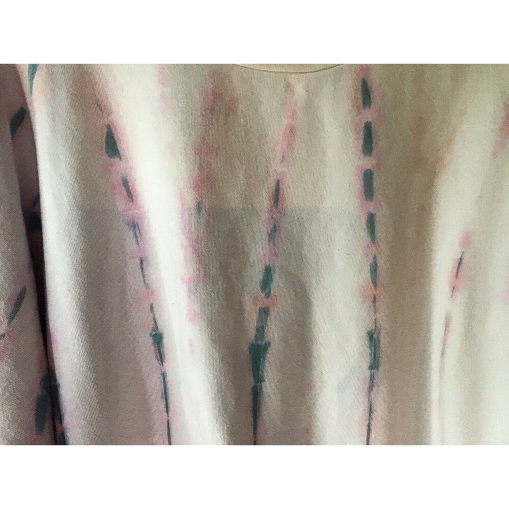 Old Navy Tie Dye Sweatshirt XXL Pink Stripes Thick Heavy Warm - Picture 2 of 7
